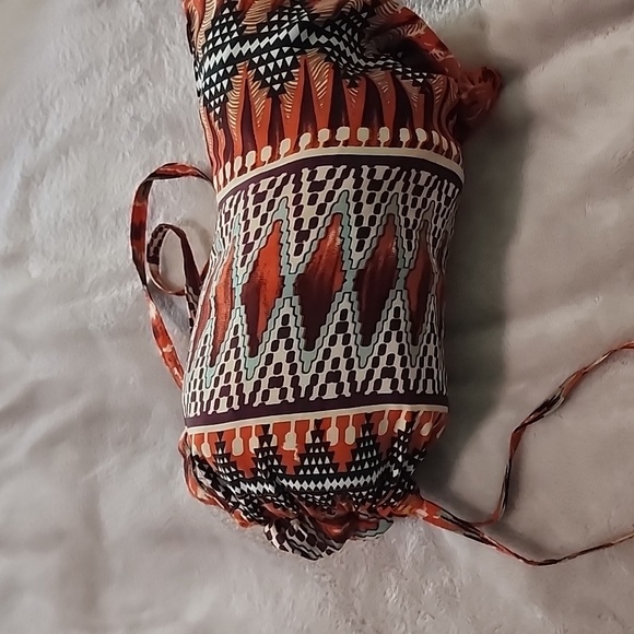 Travelsmith Maxi Boho Skirt in a Bag, Aztec Print - Picture 6 of 6